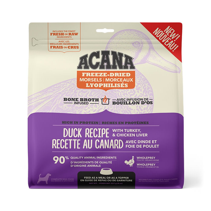 Freeze Dried Food Morsels Duck