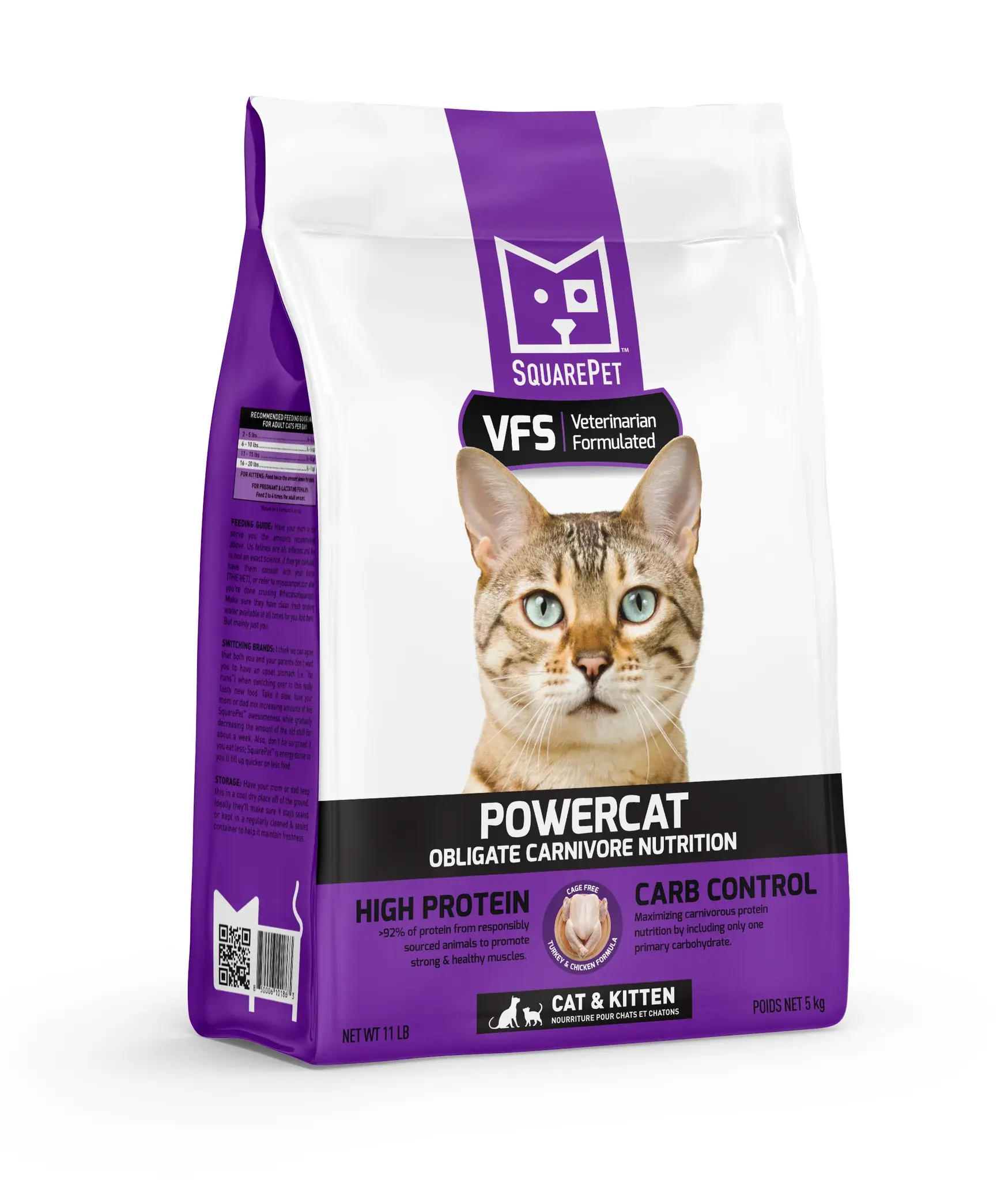 VFS Powercat Turkey & Chicken Feline 5kg