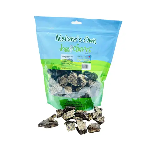 Beef Lung Chew Cubes 227g