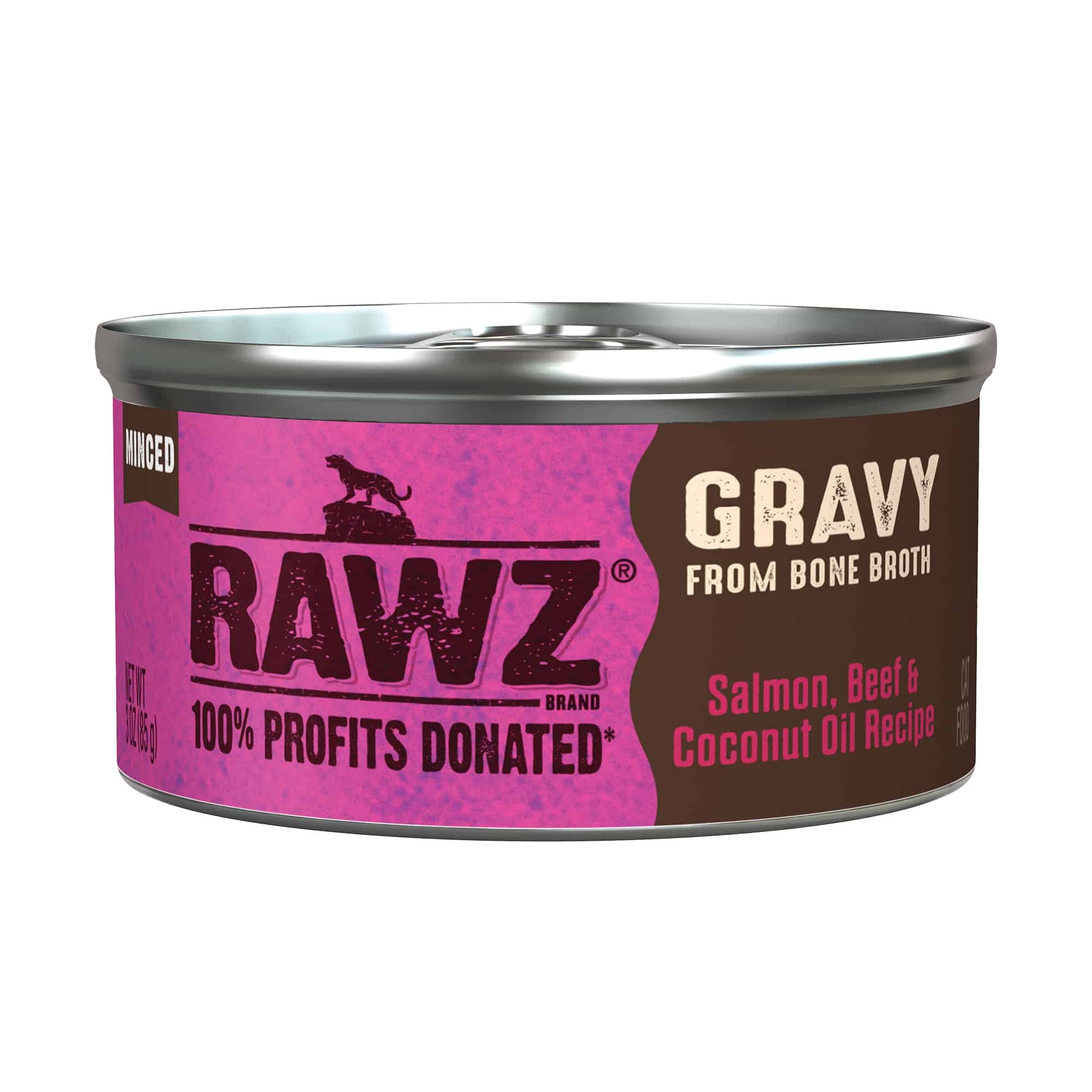 Gravy Salmon/Beef & Coconut Oil Cat  5.5oz