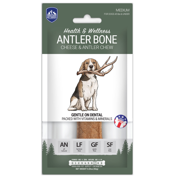 Dog Chew Antler Bone Medium 3.25 oz