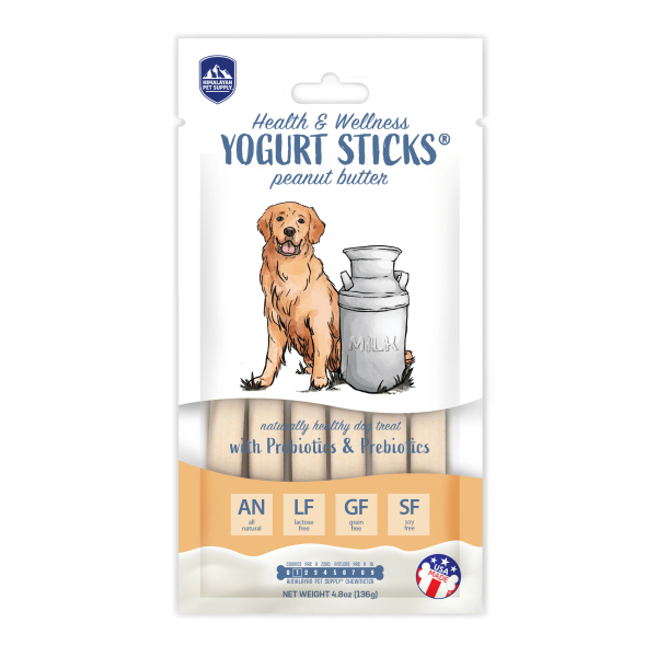 Dog Chew Yogurt Sticks Peanut Butter 4.8 oz