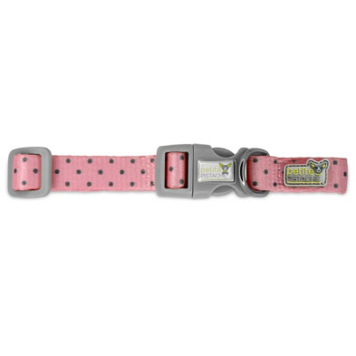 Petite PL122 Collar  PINK w/ Dots 2XS