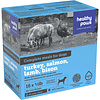 Frozen Complete  Dinner Turkey /Lamb/Salmon/Bison 8lb