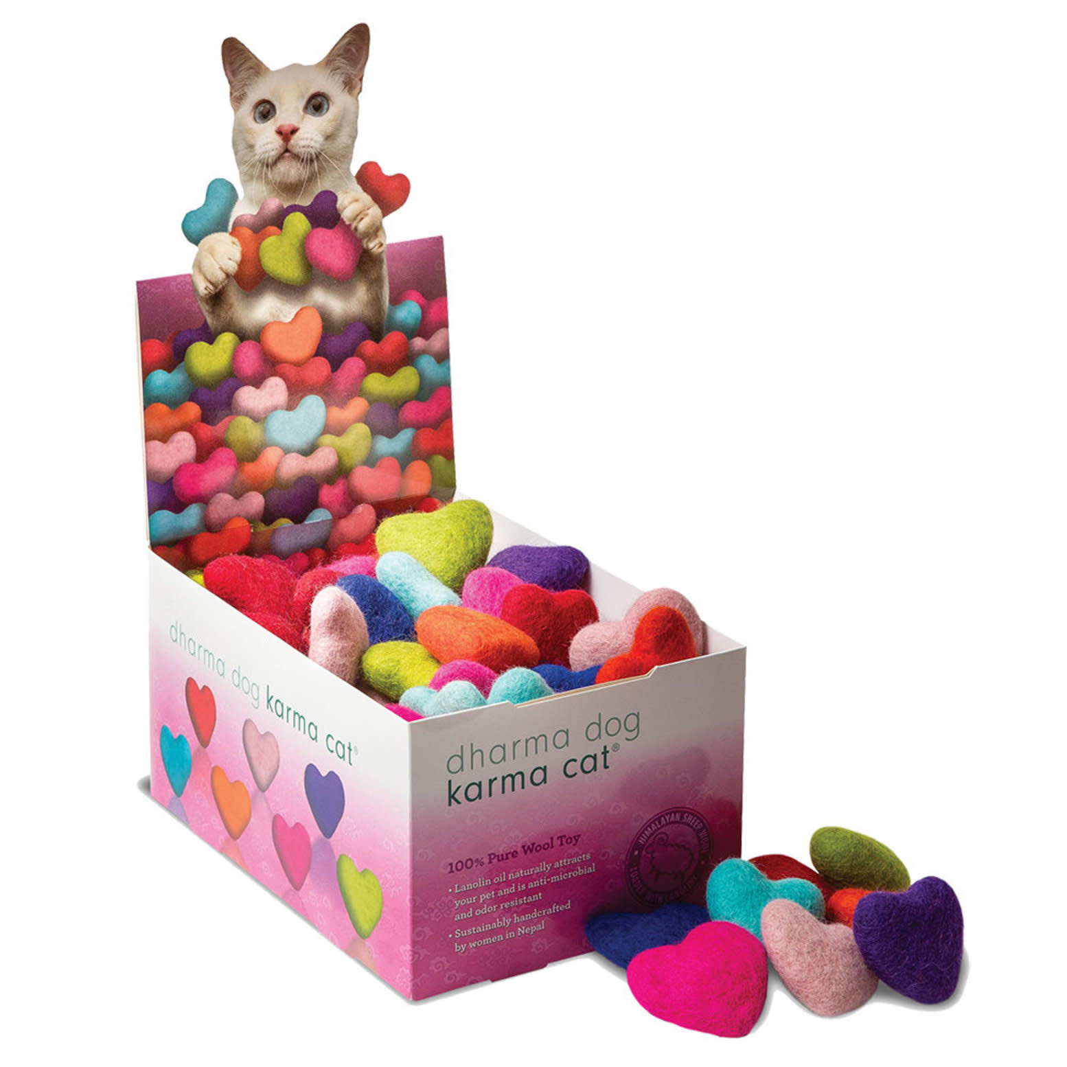 Dharma Dog Karma Cat  Hearts  Single
