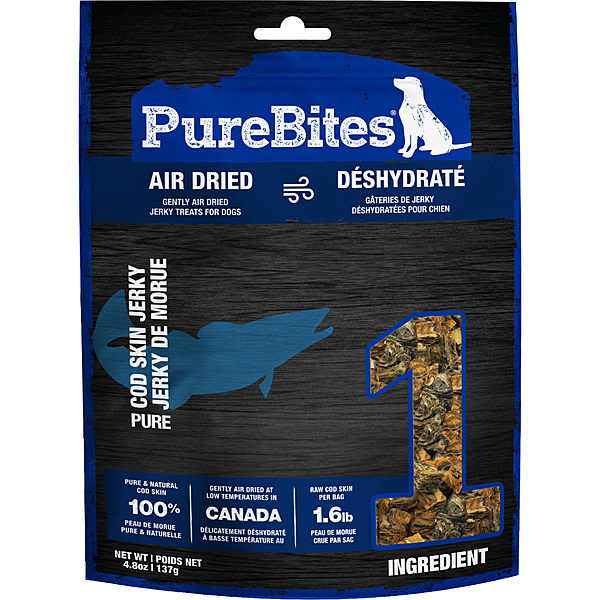 PureBites Cod Skin Jerky Mid 137GM