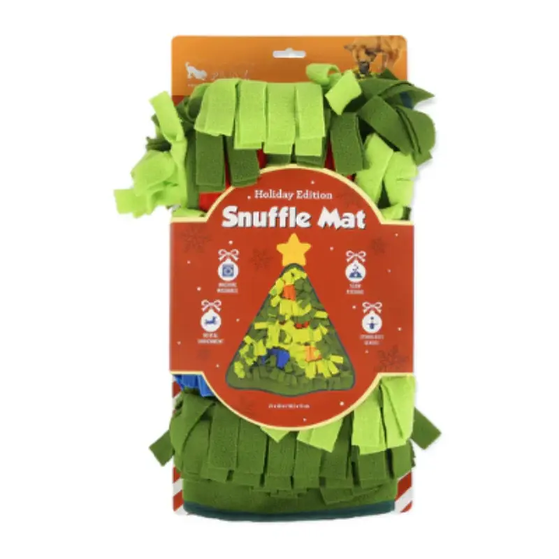 PLAY  Christmas Tree Snuffle Mat