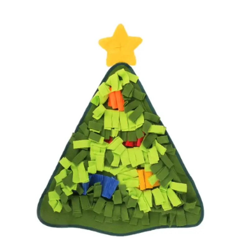 PLAY  Christmas Tree Snuffle Mat