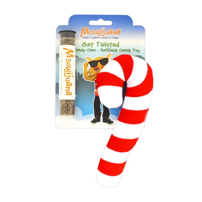 Meowijuana - "Get Twisted" Candy Cane