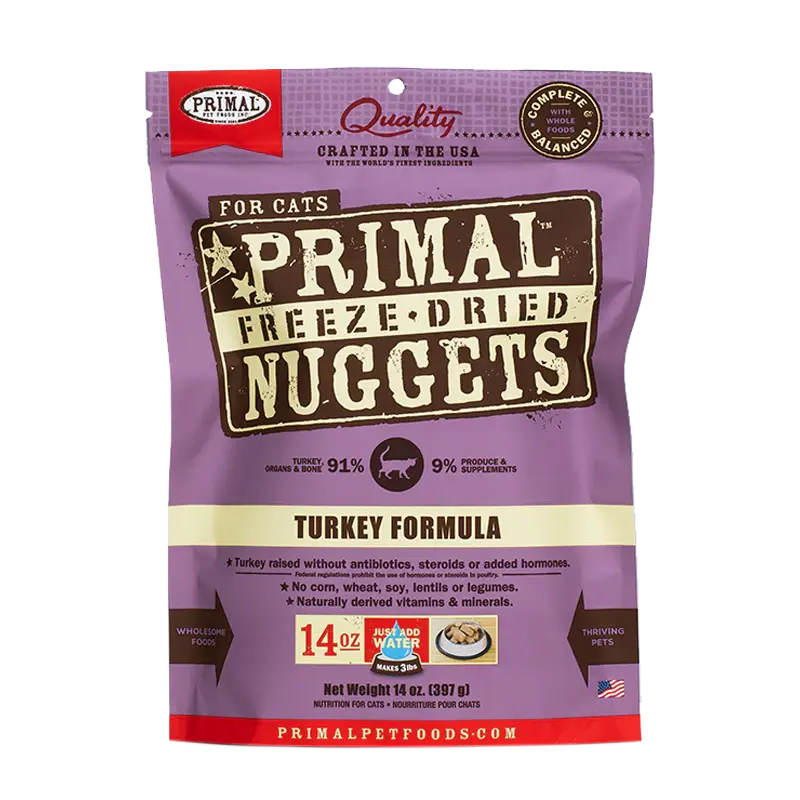 Primal Cat Freeze Dried Turkey 14 oz