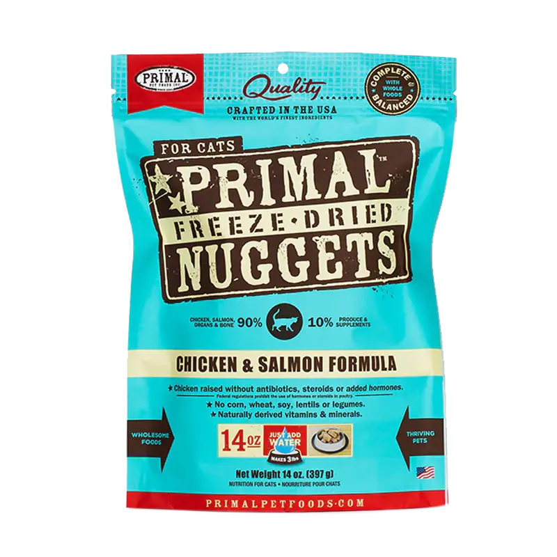 Primal Cat Freeze Dried Chicken Salmon 14 oz