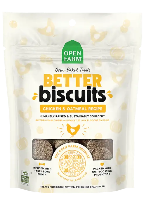 Dog Treats Better Biscuits Chicken & Oatmeal 8 oz