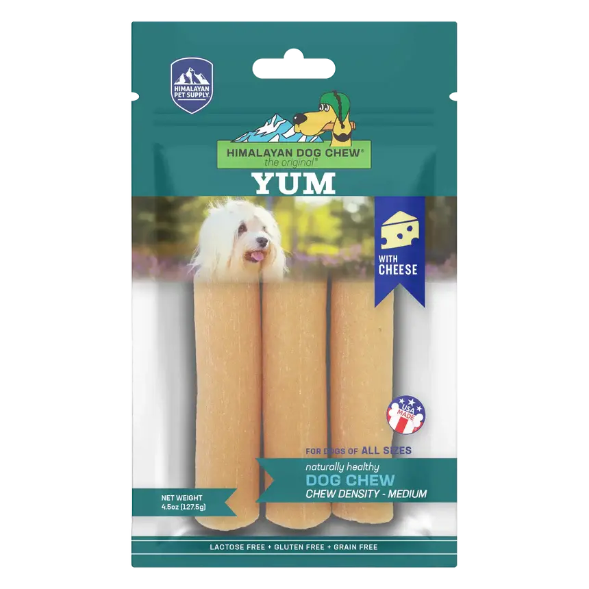 Dog Chew Yaky Yum Cheese 3pk