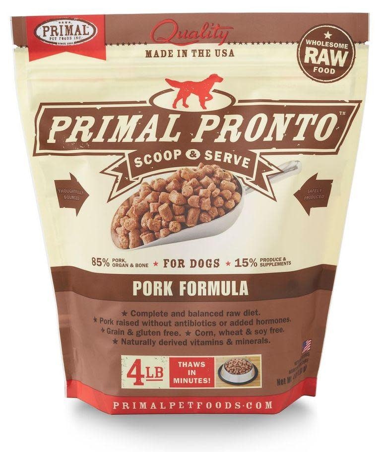 Primal Dog Raw Pork Pronto 4 lb