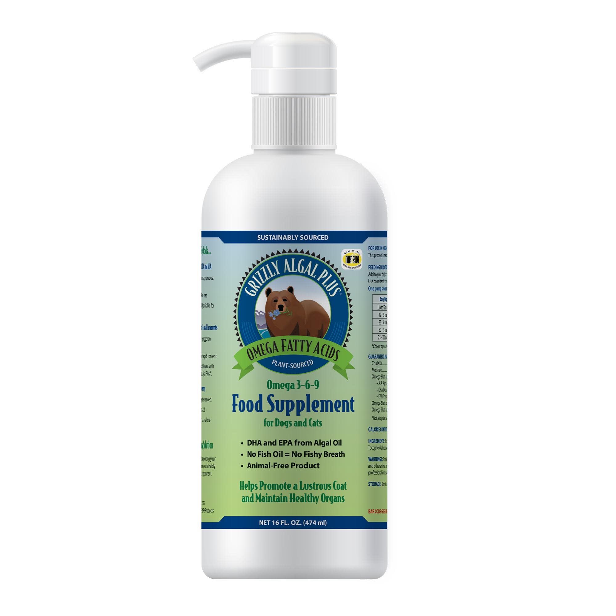 Algal Plus Oil Liquid Supplement 16oz