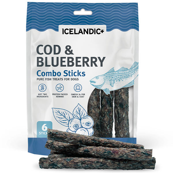 Dog Combo Sticks Cod & Spinach 2 oz