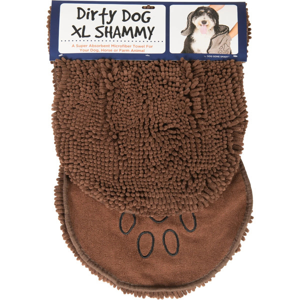 Dirty Dog Shammy Brown 13x31"