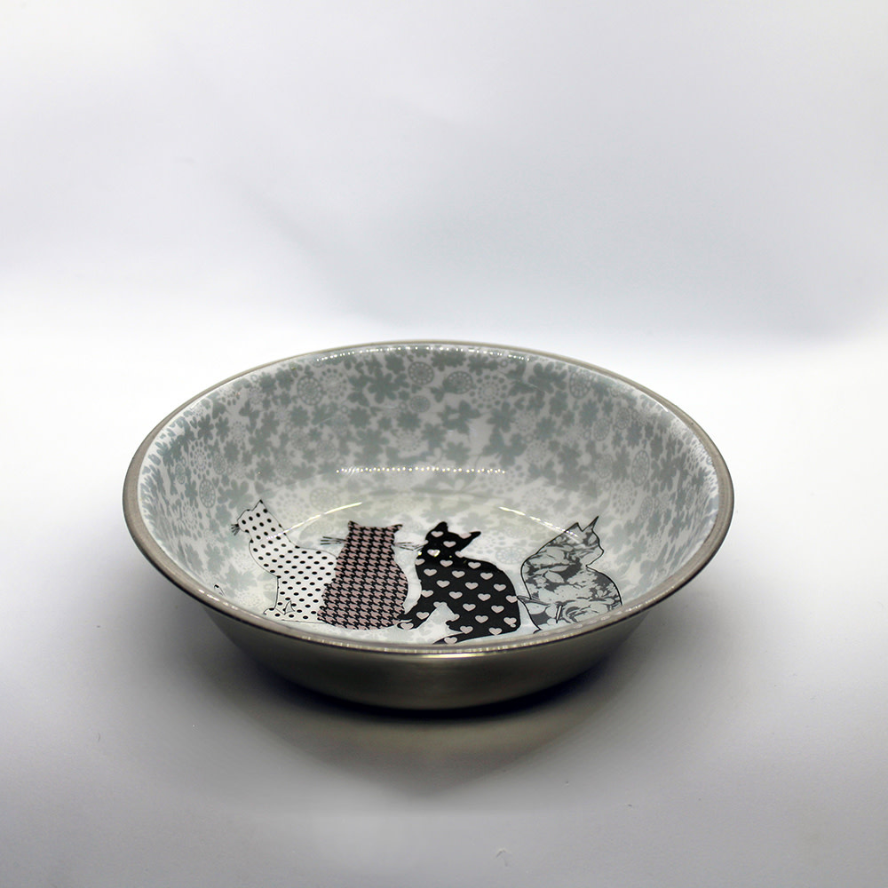 Selecta Bowl Cat Print  11.83oz