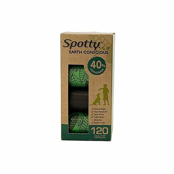 Eco-Friendly DISC 40% Cornstarch Waste Bags 120CT