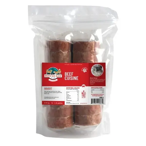 Beef Meal Cat 2oz Patties 2lbs