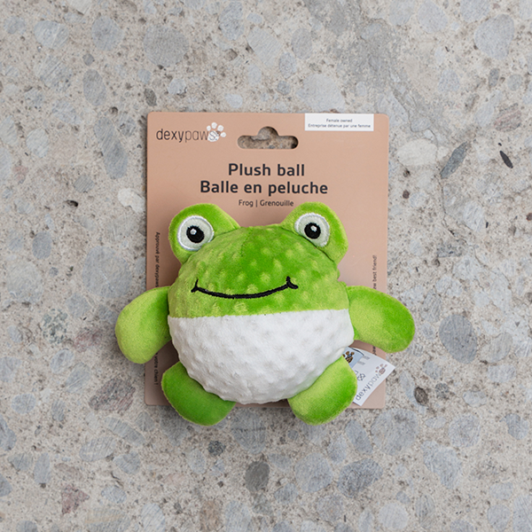 Dexypaws Dog Toy Self Rolling Frog