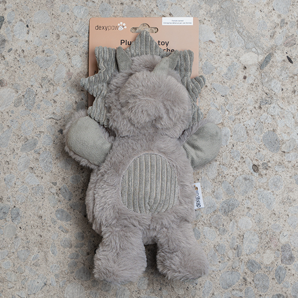DexyPaws Dog Toy Plush Steggosaurus