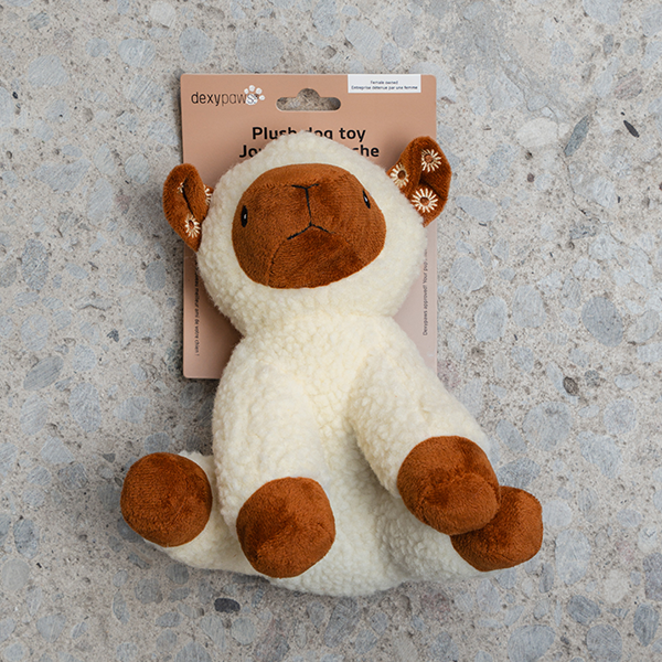 DexyPaws Dog Toy Plush Sheep
