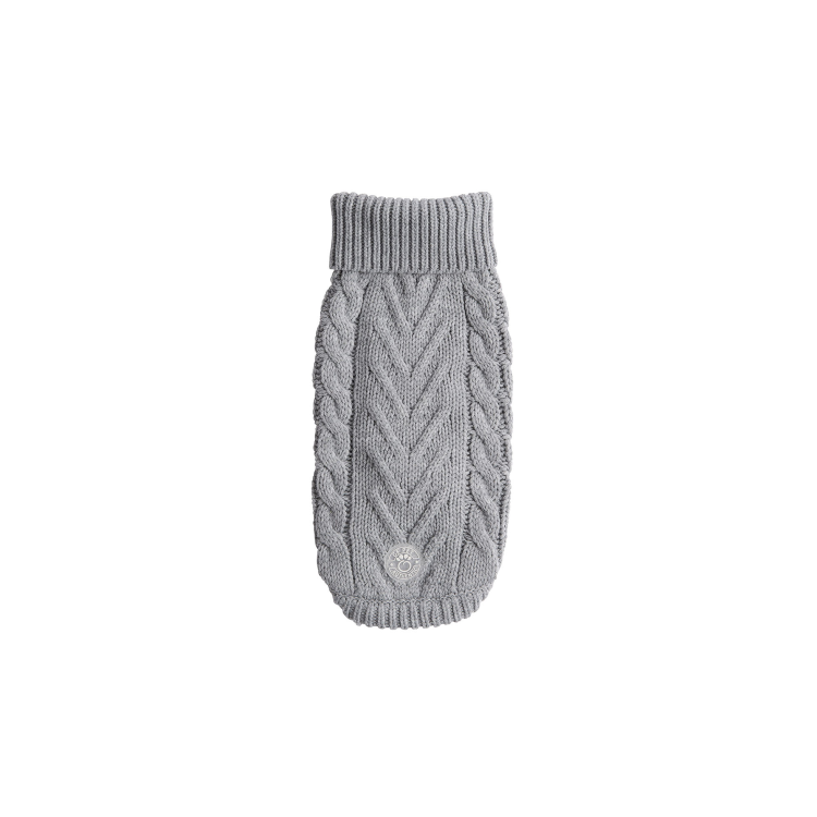 GF PET - CHALET SWEATER - GREY MIX - 3XL