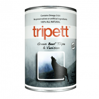 TRIPETT Dog Green Beef Tripe & Venison 396g