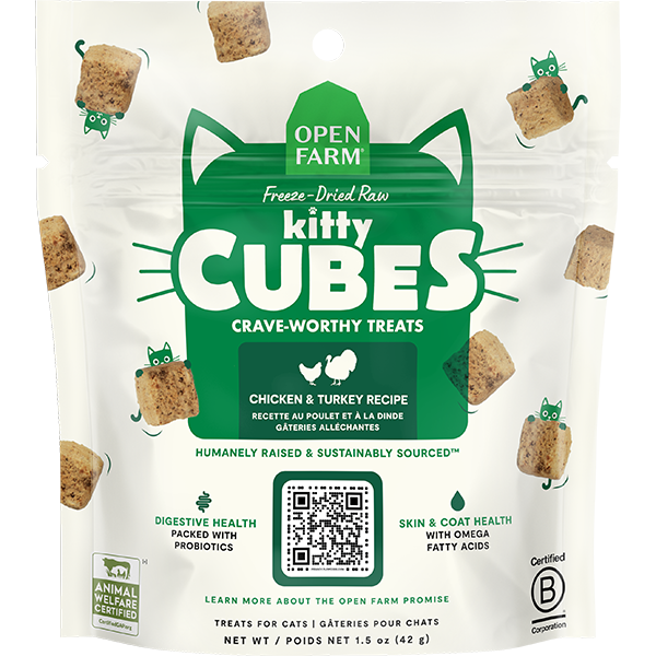 Open Farm Kitty Cubes Chickey & Turkey