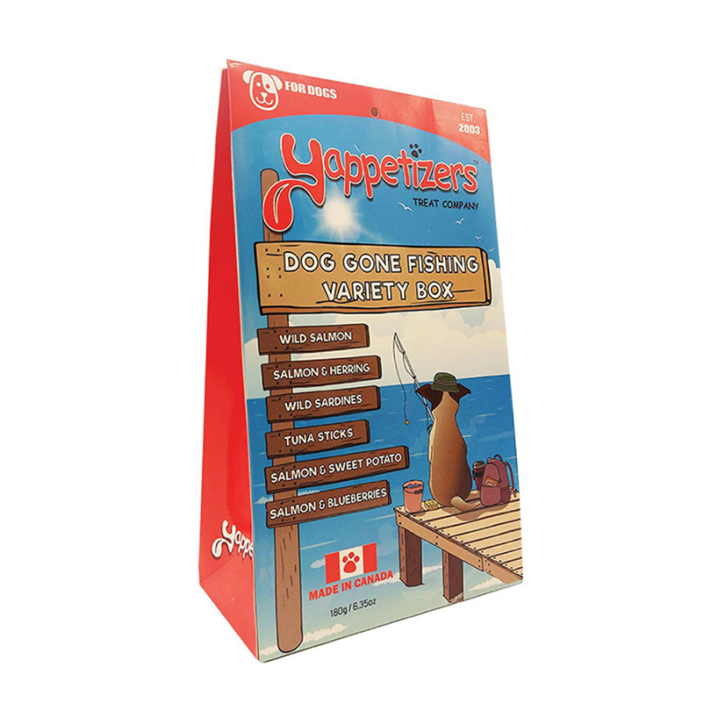 Yappetizers Dog Gone Fishing Box 180g