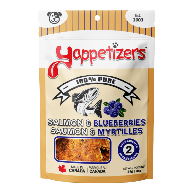 Yappetizers  Dehydrated Salmon & Blueberries  85g