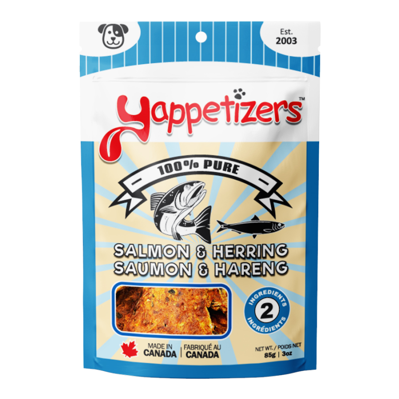 Yappetizers  Dehydrated Salmon & Herring  85g