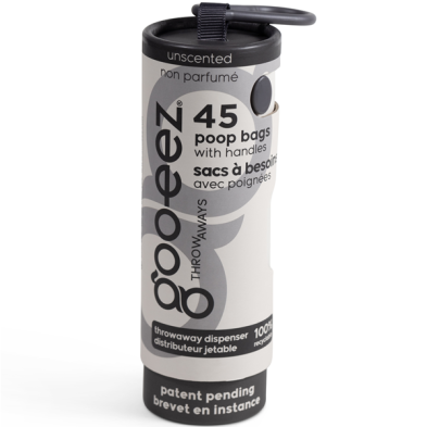DEKI Gooeez GZ3031 Poop Bag 45ct w Dispenser Unscented
