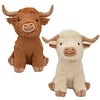 Multipet Shaggy Highland Cow 8"