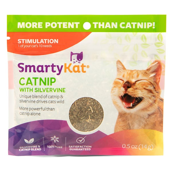 SMARTYCAT Catnip/Silvervine .5oz /Cat