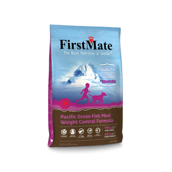 FirstMate Dog GF Weight Control Senior Fish 5 lb