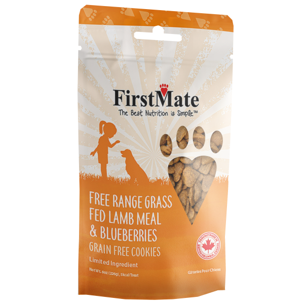 FirstMate Dog Treats GF Cookies Lamb & Blueberries