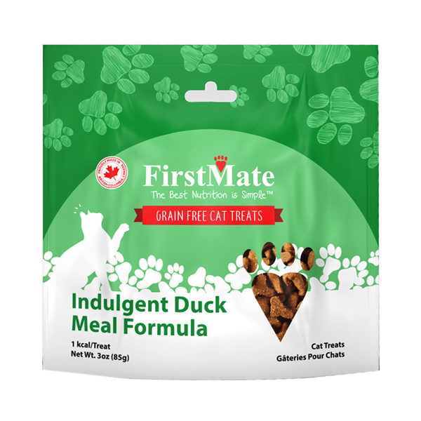 FirstMate Cat Treats Indulgent Duck  3 oz