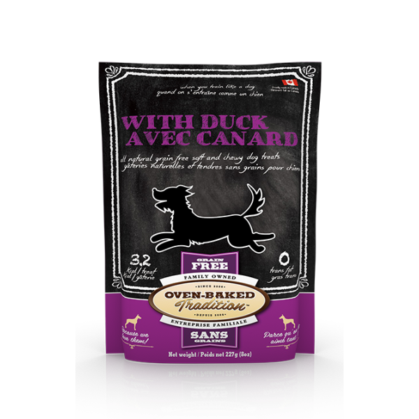 Oven-Baked Tradition Dog GF Treat Duck 8 oz