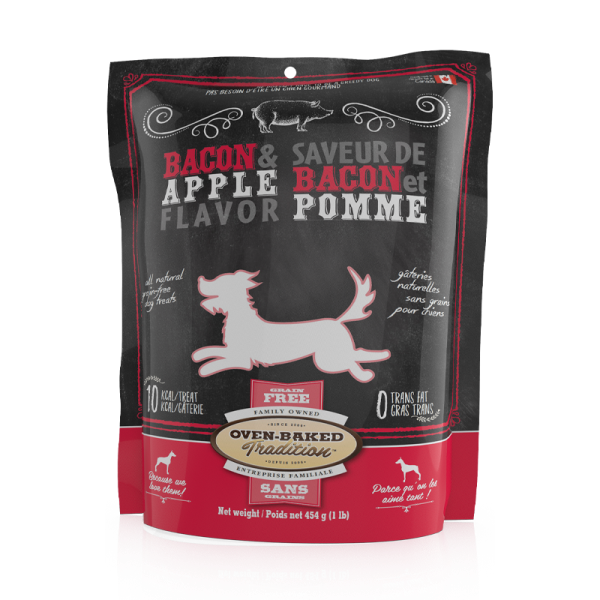 Oven-Baked Tradition Dog Treats GF  Bacon 16 oz
