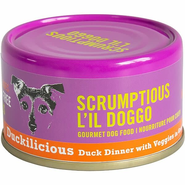 Scrumptious lil doggo Duckilicious with Veggies Gravy Dog 3oz