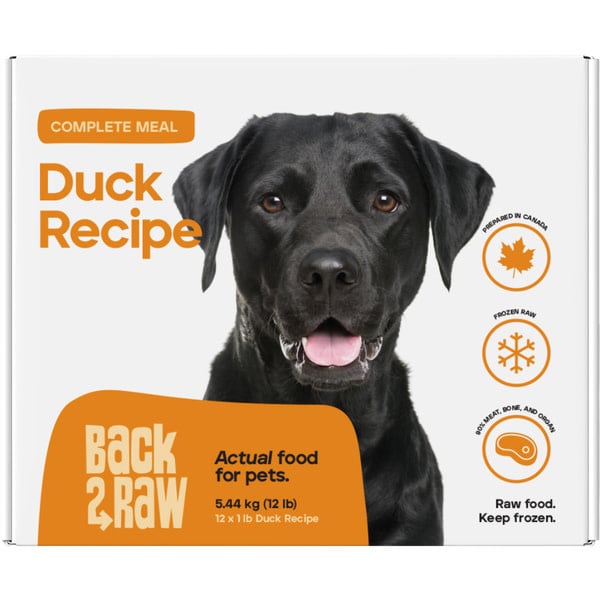 Back2Raw Dog Frozen Complete Duck Recipe 12LB