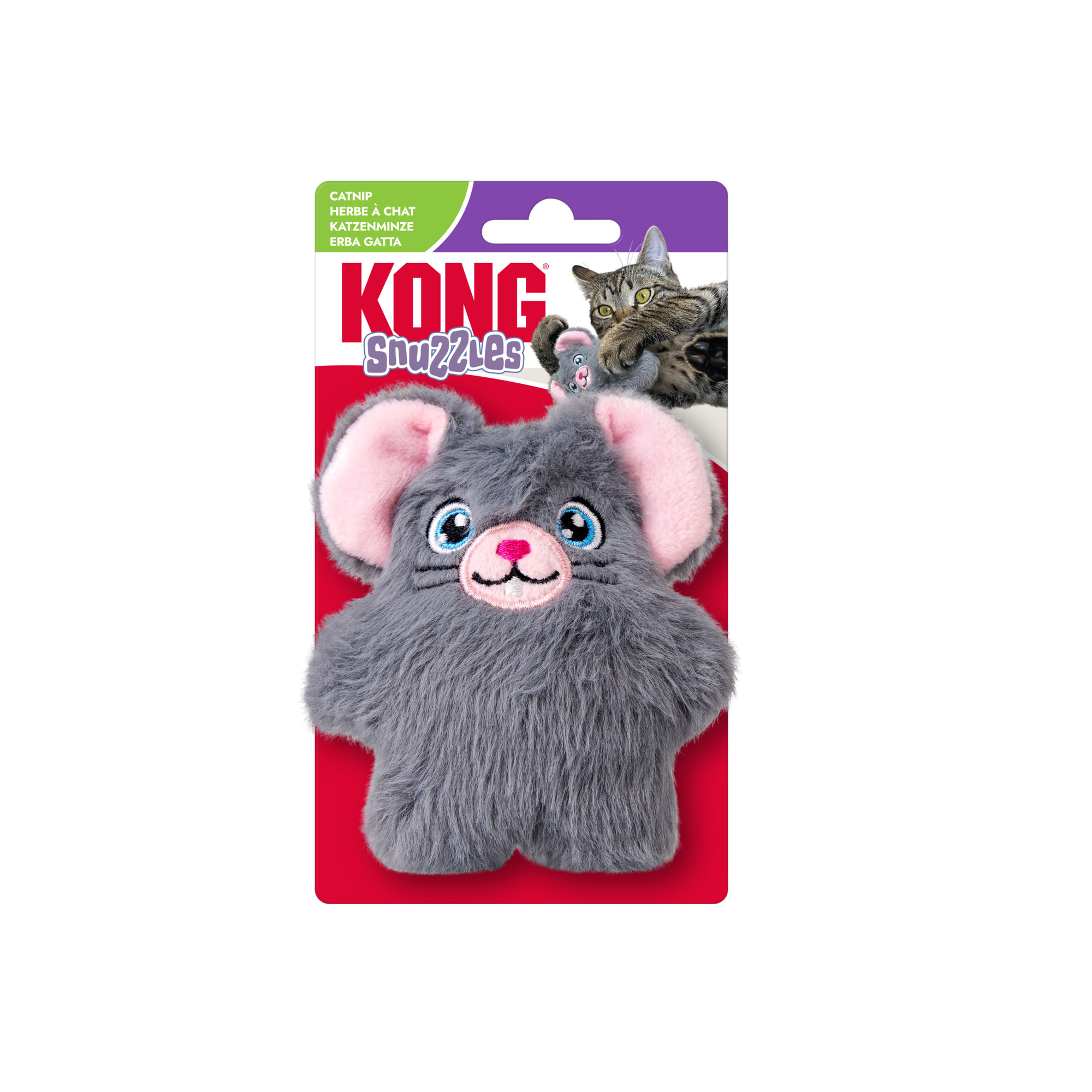Kong Holiday Cat Snuzzles Mouse