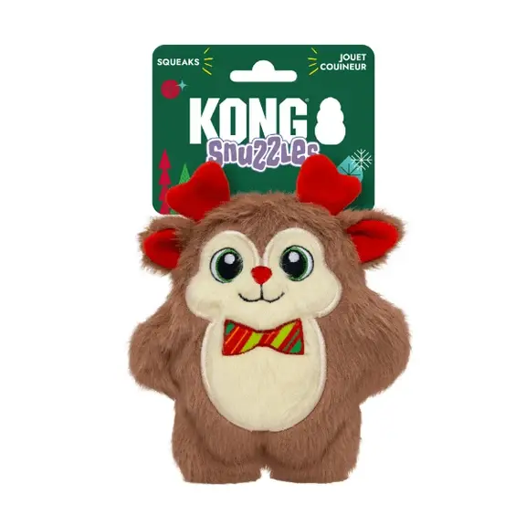 Kong Small Holiday Snuzzles Reindeer