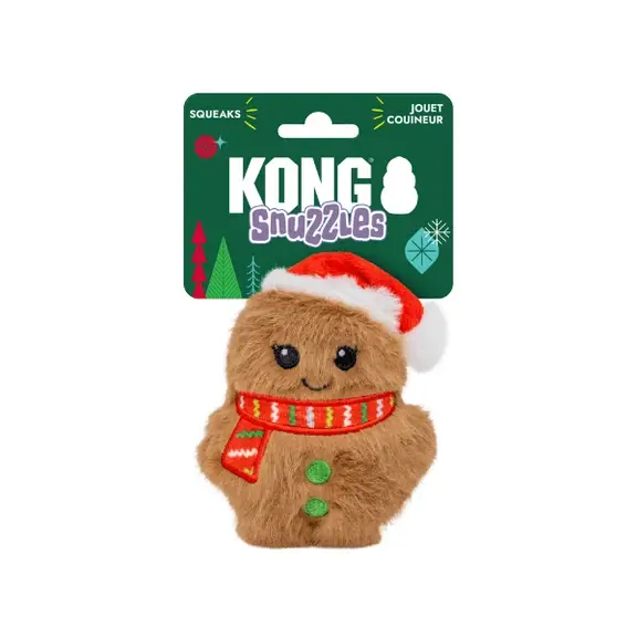 Kong Xsm Holiday Snuzzles Gingerbread
