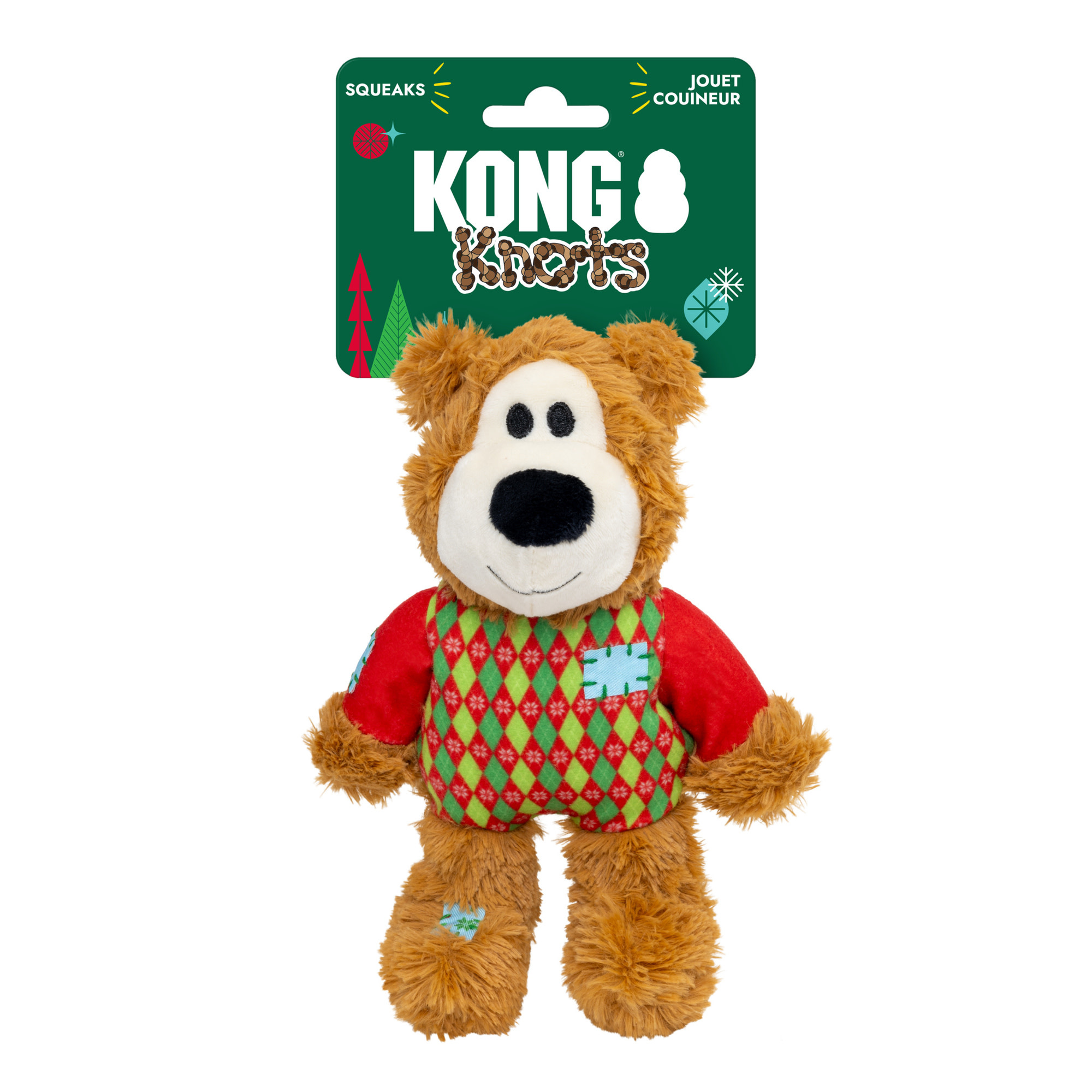 Kong S-M Holiday Wild Knot Sw.Bear