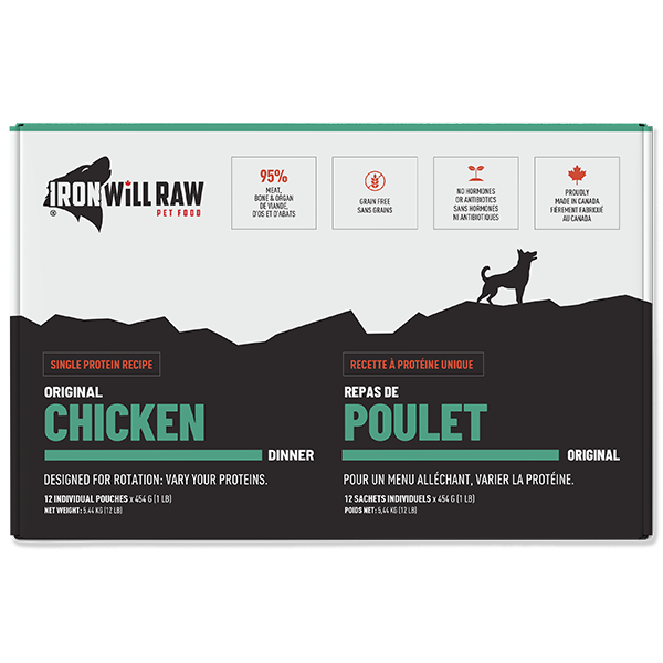 Iron Will Raw Dog Original Chicken 12/1lb