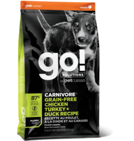 Petcurean Go! Carnivore Chiot Poulet/Dinde/Canard