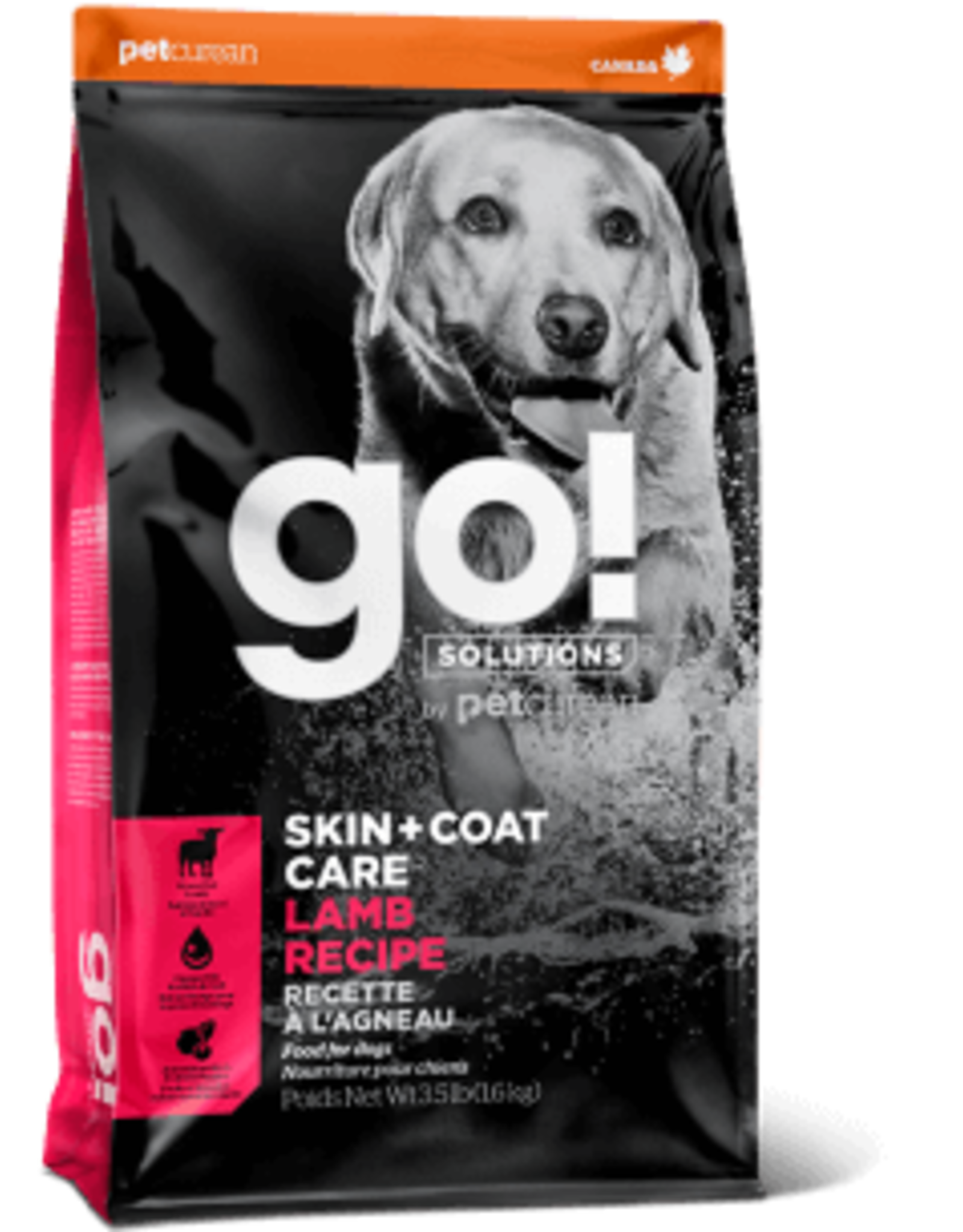 Petcurean Go! Peau & Pelage Agneau